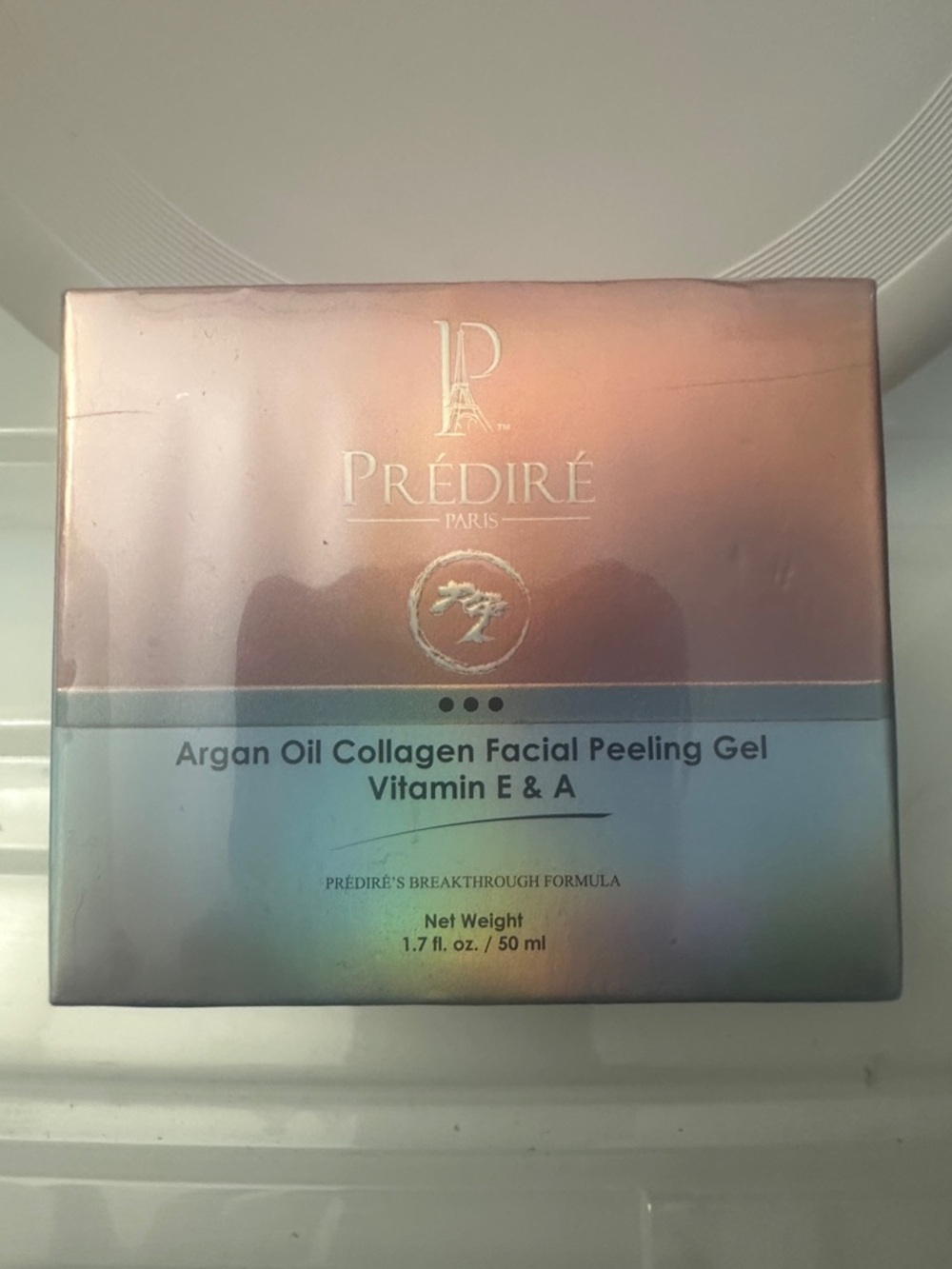 Prédiré Argan Oil Collagen Facial Peeling Gel — Rose Gold/Peach